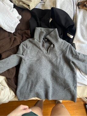 Kids size quarter sweater